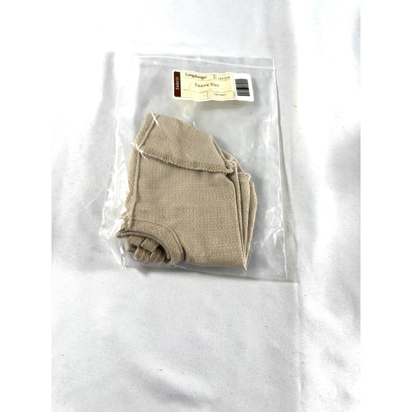 Longaberger Thank You Basket Oatmeal Fabric Liner 2847289 - Picture 1 of 2
